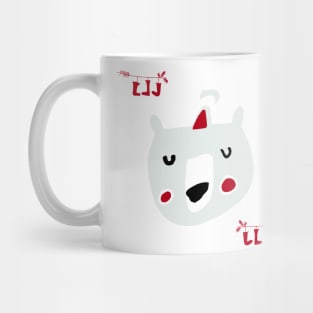 Cute Santa Bear Mug